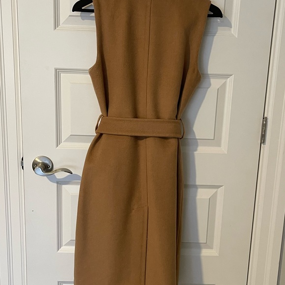 Brand new, never worn beautiful Michael Kors Camel full length vest / coat - Picture 2 of 14